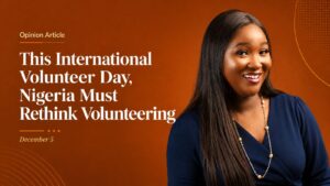 Raquel Kasham Daniel Rethinking Volunteerism in Nigeria