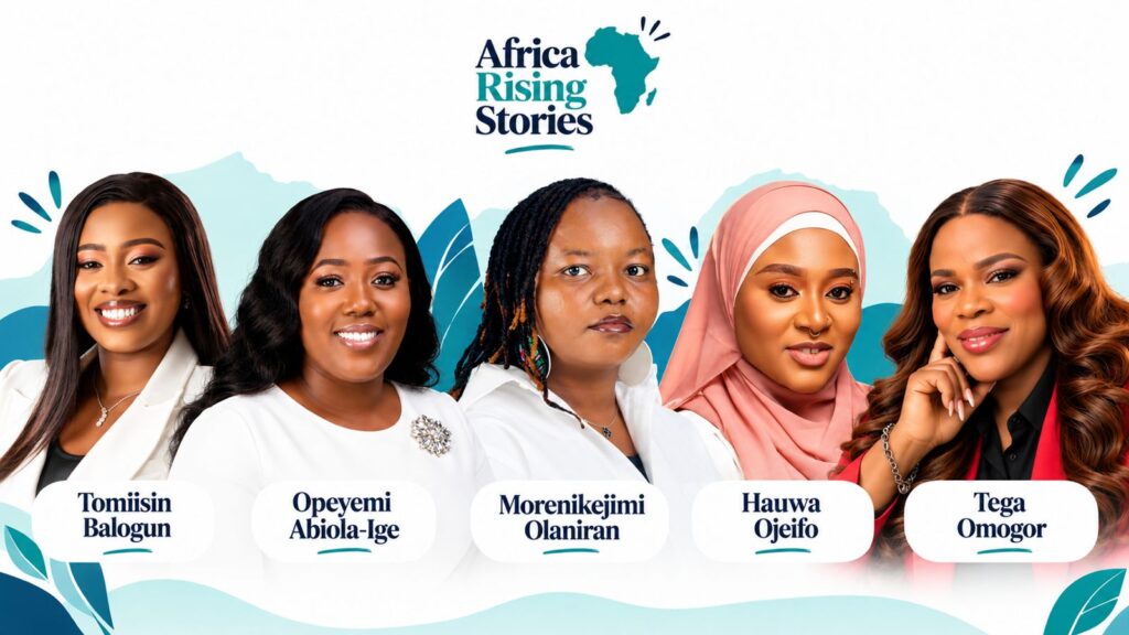 Meet Tomiisin Balogun, Opeyemi Abiola-Ige, Morenikejimi Olaniran, Hauwa Ojeifo and Tega Omogor