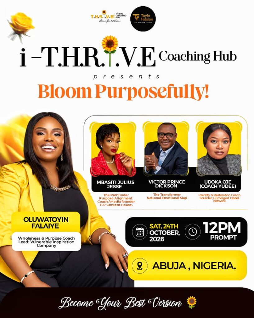 Bloom Purposefully flyer,
